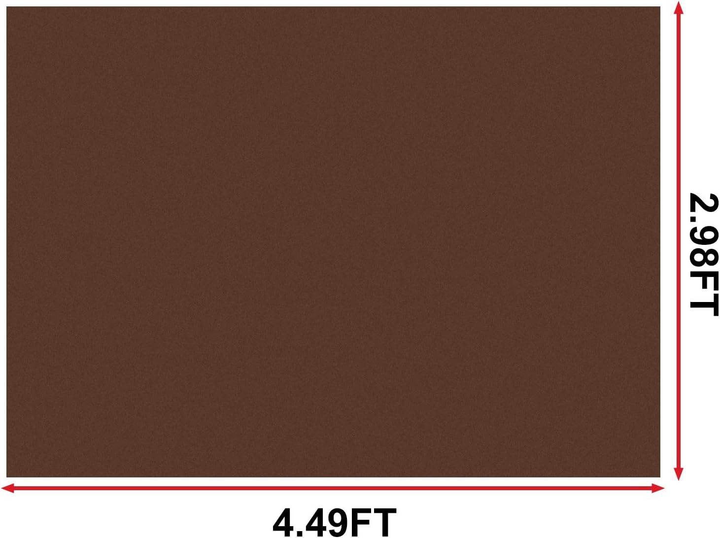PU Fabric Leather 1 Yard 54" x 36", 1.25mm Thick Faux Synthetic Leather Material Sheets for Upholstery Crafts, DIY Sewings, Sofa, Handbag, Hair Bows Decorations (Coffee)