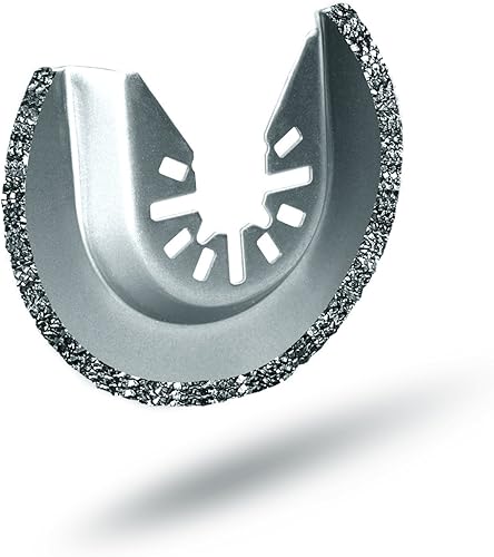 Rockwell RW8926 Sonicrafter - Hoja de sierra semicírculo con recubrimiento de diamante multiherramienta oscilante de 2-12 pulgadas con sistema de