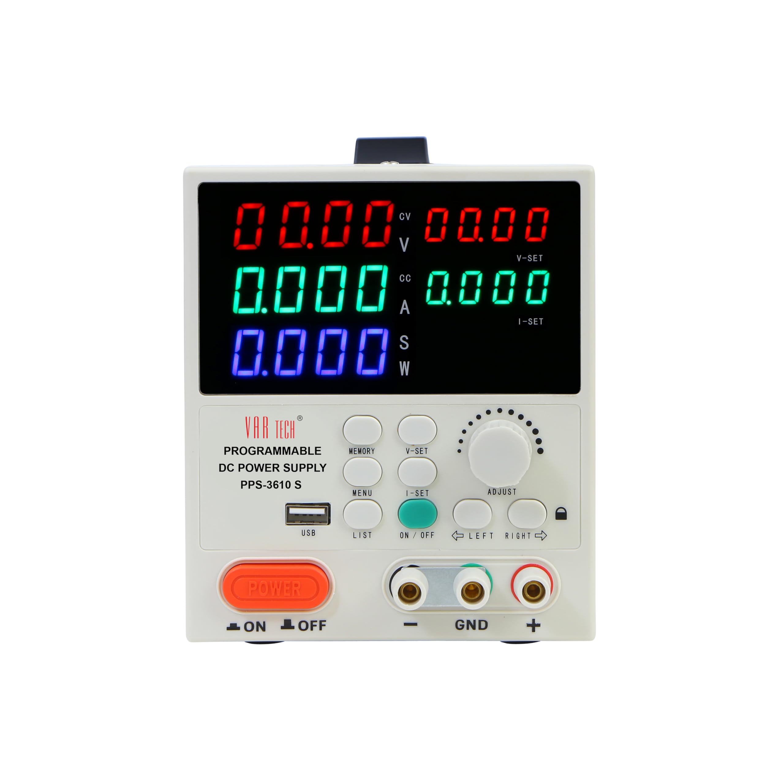 VAR TECH Programmable DC Power Supply 36V 10A PPS 3610 S with USB Interface-picture-13