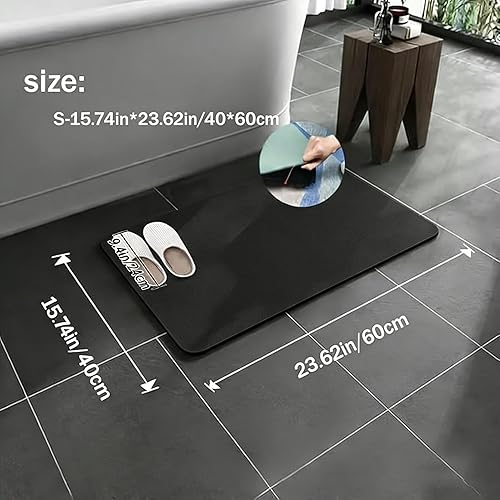 Miniatura 2 de Tapete súper absorbente, rápido y seco, antideslizante, absorbente, suave y cómodo, adecuado para baño, dormitorio, sala de estar, tapete de cocina,