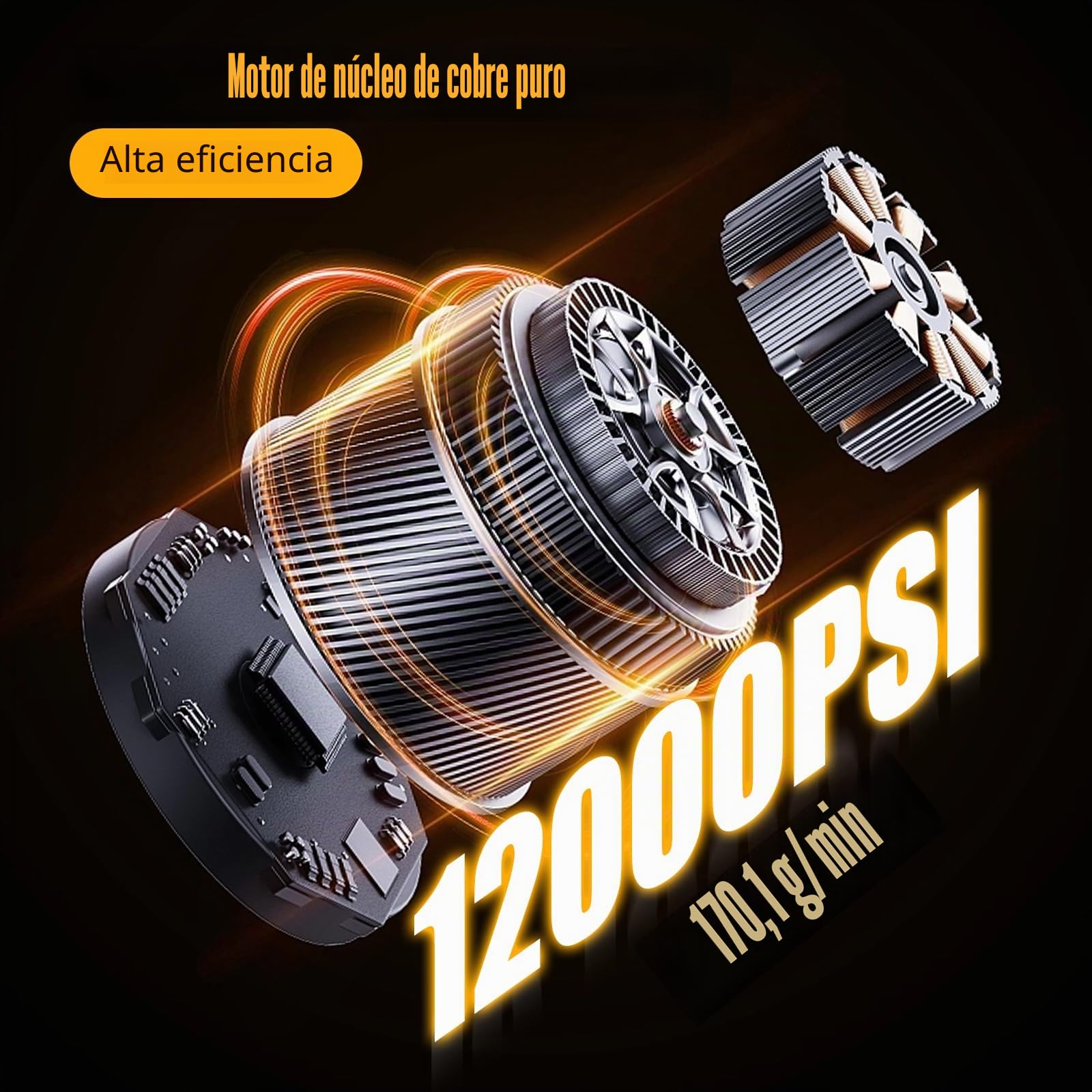 Engrasadora Bateria 12000 PSI para Baterías Makita de 18 V, 6 oz/min Engrasadora Manual,Manguera Flexible de 50cm,Engrasadora Eléctrica con luz LED súper Brillante (batería no incluida)