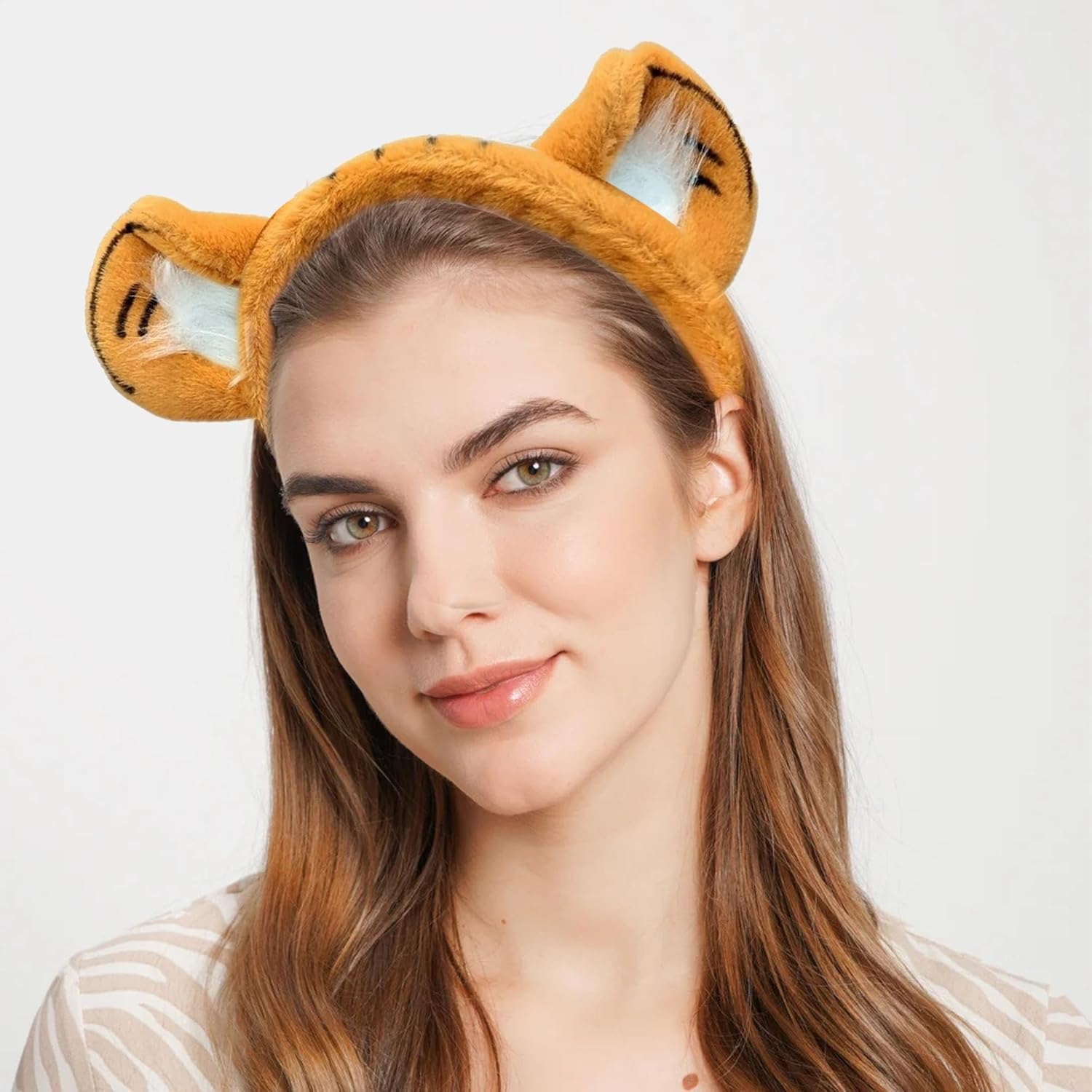 Tiger Ears Headband, Tigger Ear for Adult for Women, Halloween Tigger Ears Headband (Yellow) - Image 5
