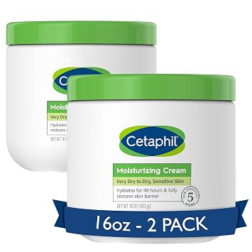 Cetaphil Body Moisturizer, Hydrating Moisturizing Cream for Dry to Very Dry & Body Wash, NEW Moisturizing Relief Body Wash for Sensitive Skin
