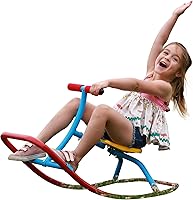 PLATPORTS Kids Rocking Seesaw Indoor Rocker - Safe Wide Base for Ages 3-6, Boosts Balance, Coordination & Motor Skills