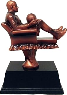Basketball Trophy, Fantasy Sport Armchair Series - Engraved Basketball Award - Customize Now (6.5 Inch Tall)