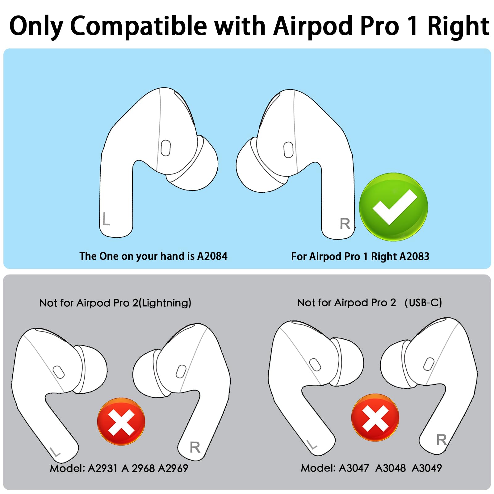 Amazon.com: Original OEM Earbud A2083 for Right Apple Airpods Pro