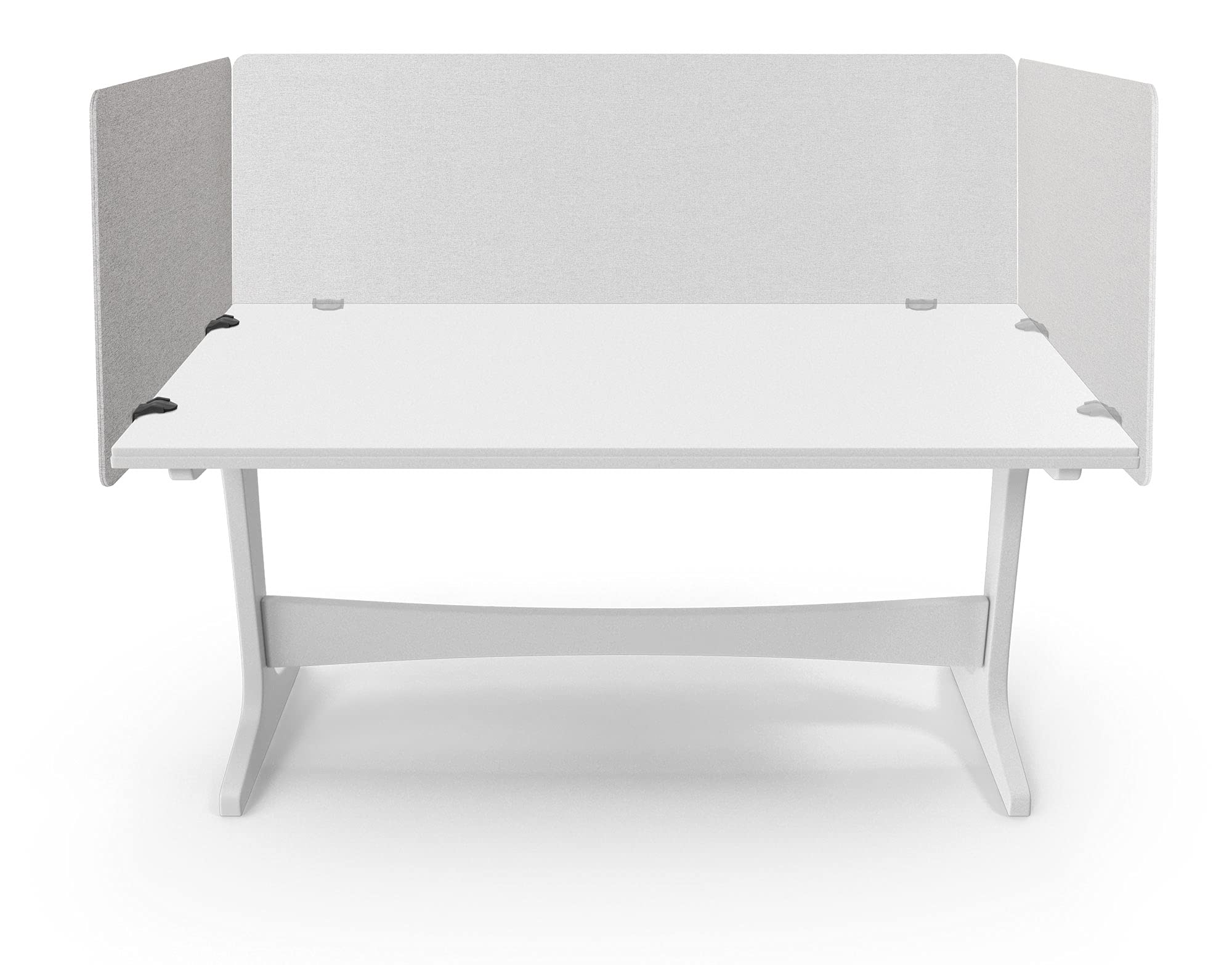 Pronomic DiviDesk-6060 GY Tischtrennwand, 40 und 50 cm, Gewicht: 2