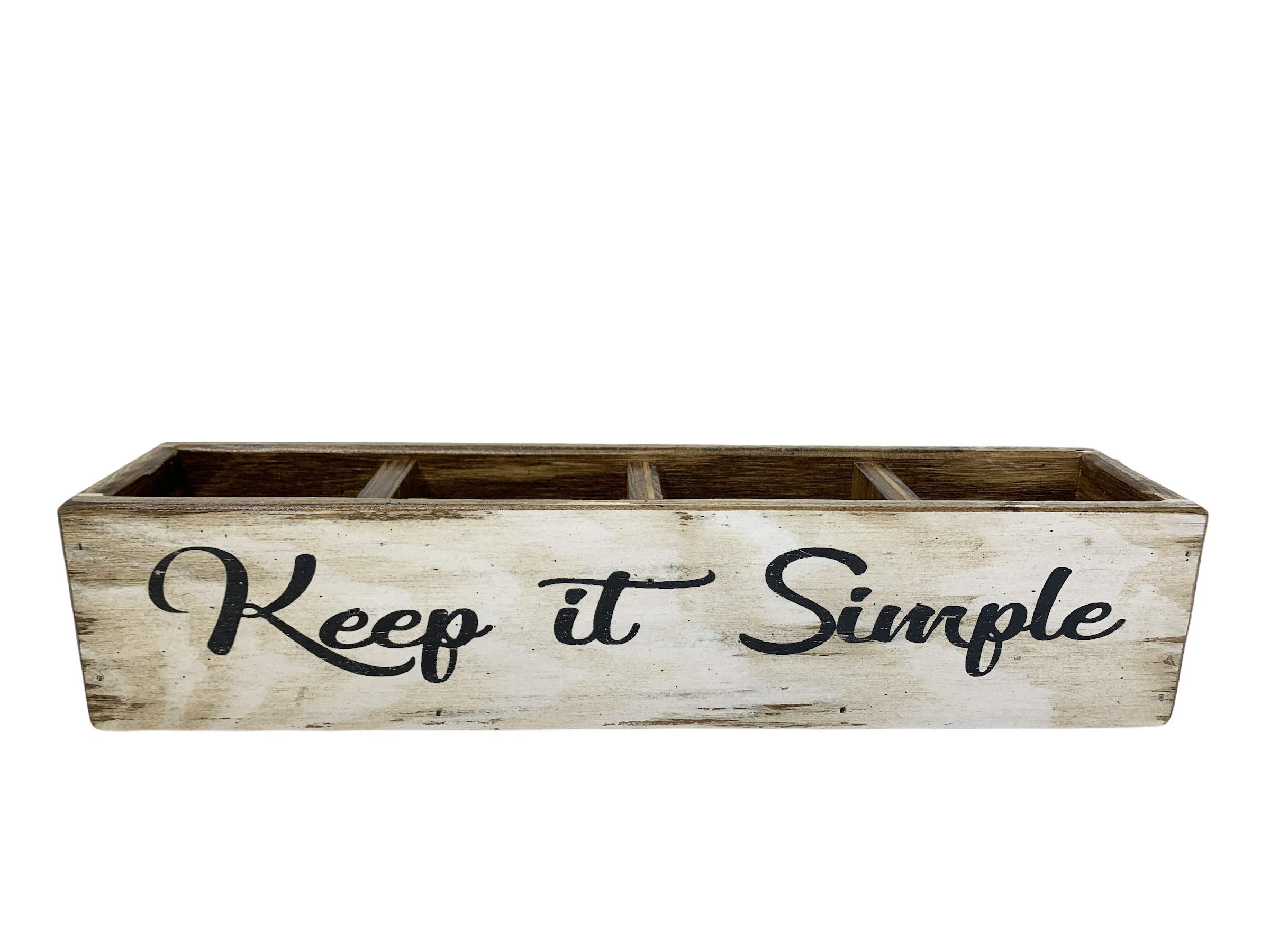 Office Supplies Desk Organizer *Hello Gorgeous, Beautiful, or Keep it Simple Cosmetic Makeup Accessory *Wood Box Tray Caddy with Dividers *Bathroom Counter decor, vanity *Beauty *Customize Saying