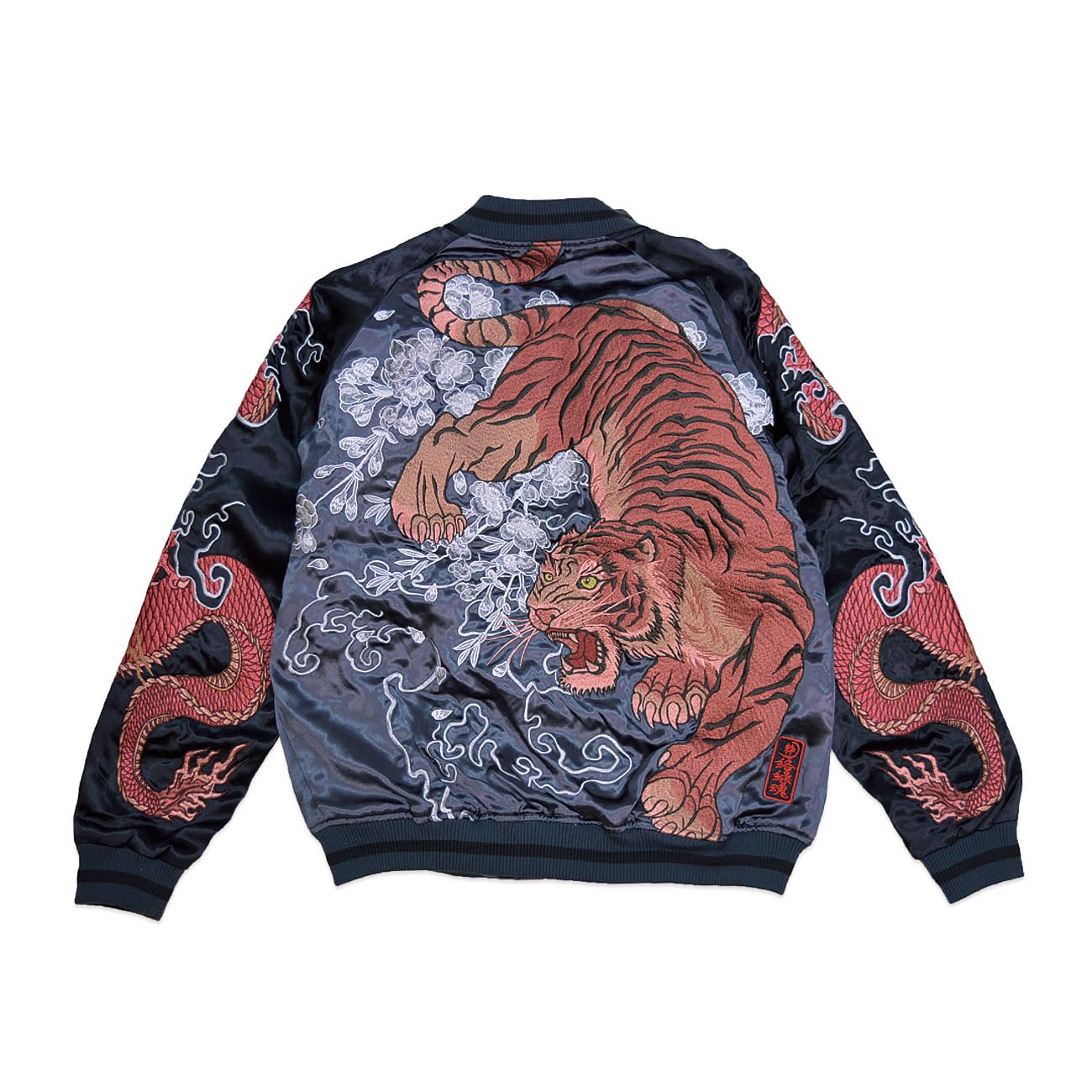 美品 絡繰魂 カラクリダマシイ 剛海に龍 スカジャン リバーシブル 刺繡【G】. 美品 絡繰魂 カラクリダマシイ 剛海に龍 スカジャン