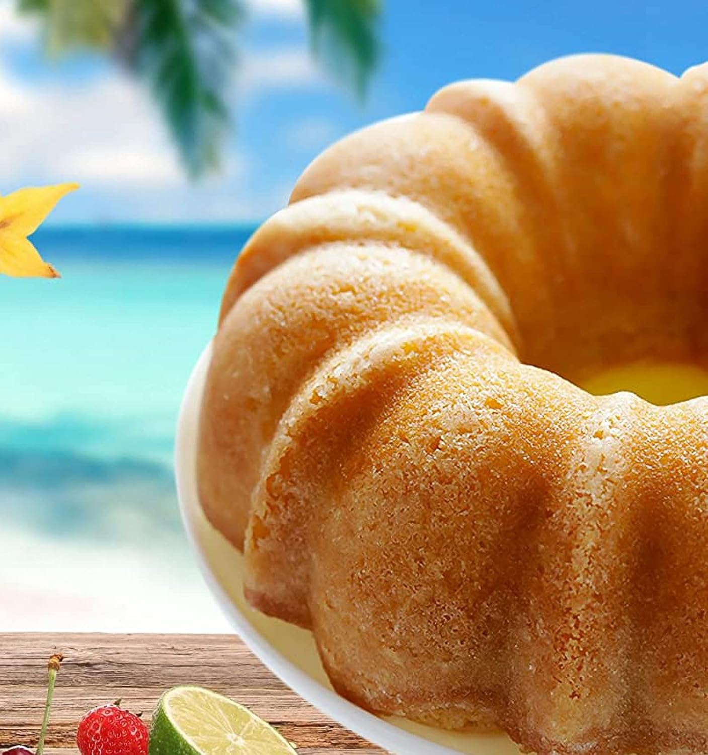 The Bahamas Rum Cake Factory Ole Nassau Pina Colada Rum Cake, 20 oz, 2 pack