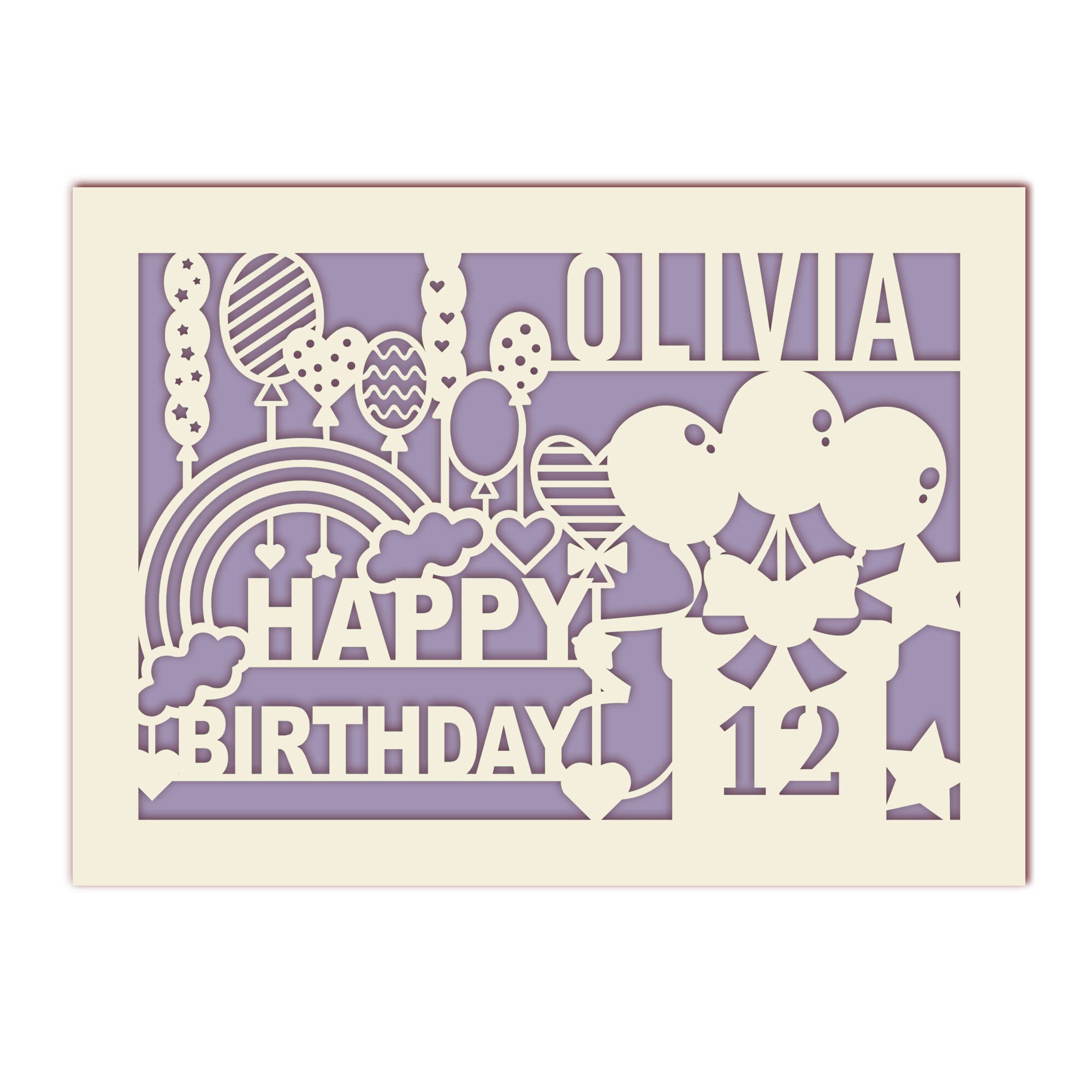 EDSG Personalized Birthday Cards for Women Men Kid Happy Birthday Card for Girls Boys Him Birthday Gift Greeting Cards at 1st 3rd 7th 13th 18th 21st