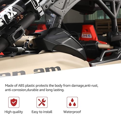 Miniatura 3 de HAKA TOUGH Cubierta de plástico con moldura de jaula trasera para Can Am Maverick X3  X3 Max 2017-2022, accesorios de placa de protección de pilar