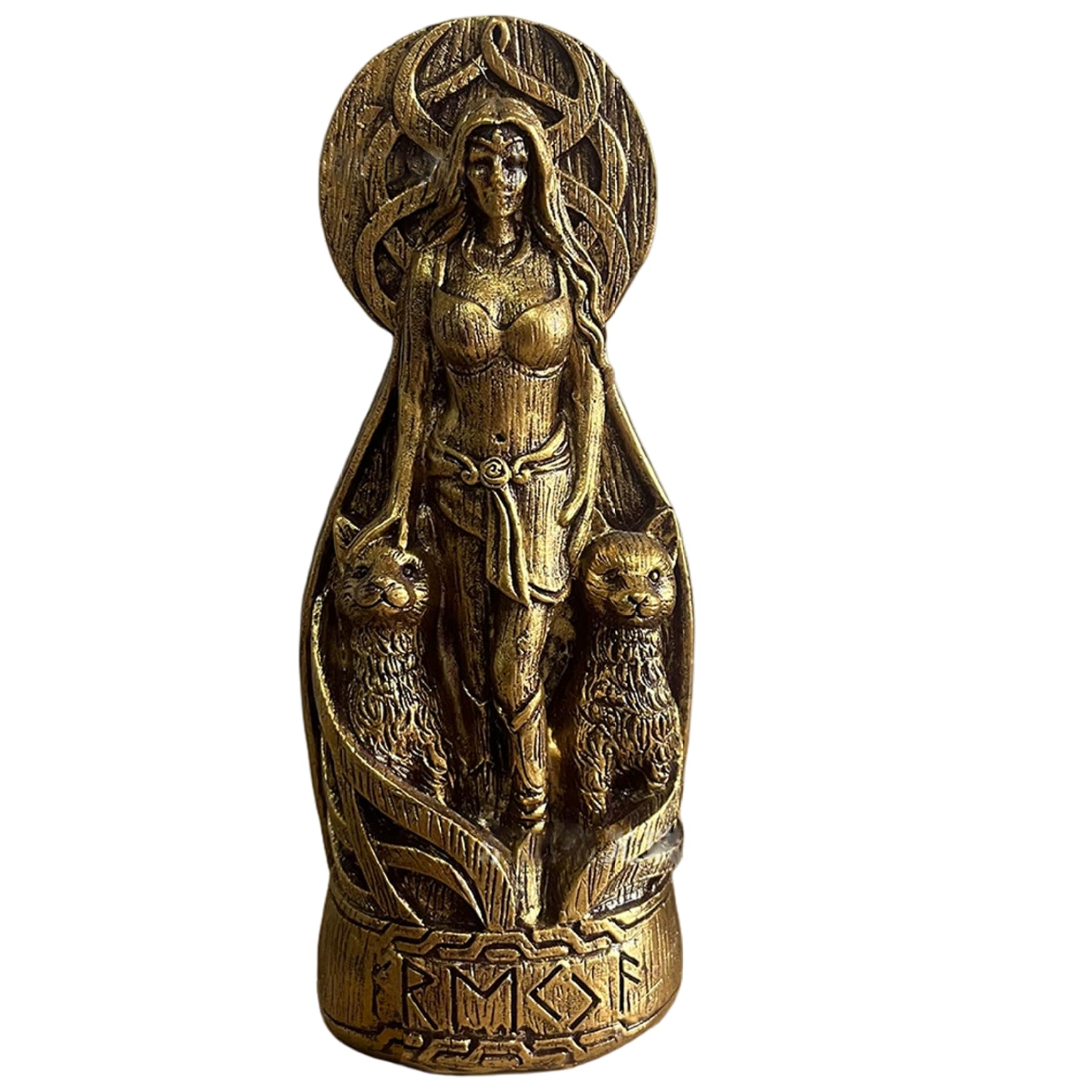 Hbbgdiy Hecate Statue 3.4x8.5 Inch Resin Hekate Goddess Statue Witchcraft Altar Craft Creative Desktop Decorations.