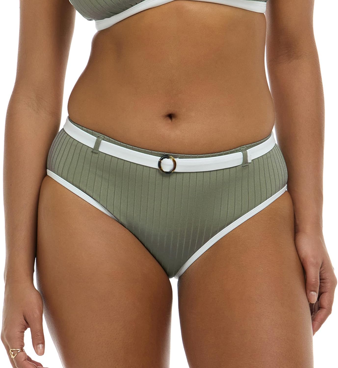 Skye Women's Alessia Higher Rise Bikini Bottom Swimsuit