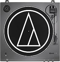 Vista 2 de Audio-Technica at-LPGO-BT Fully Automatic Wireless Belt-Drive Turntable (Gun-Metal/Black)