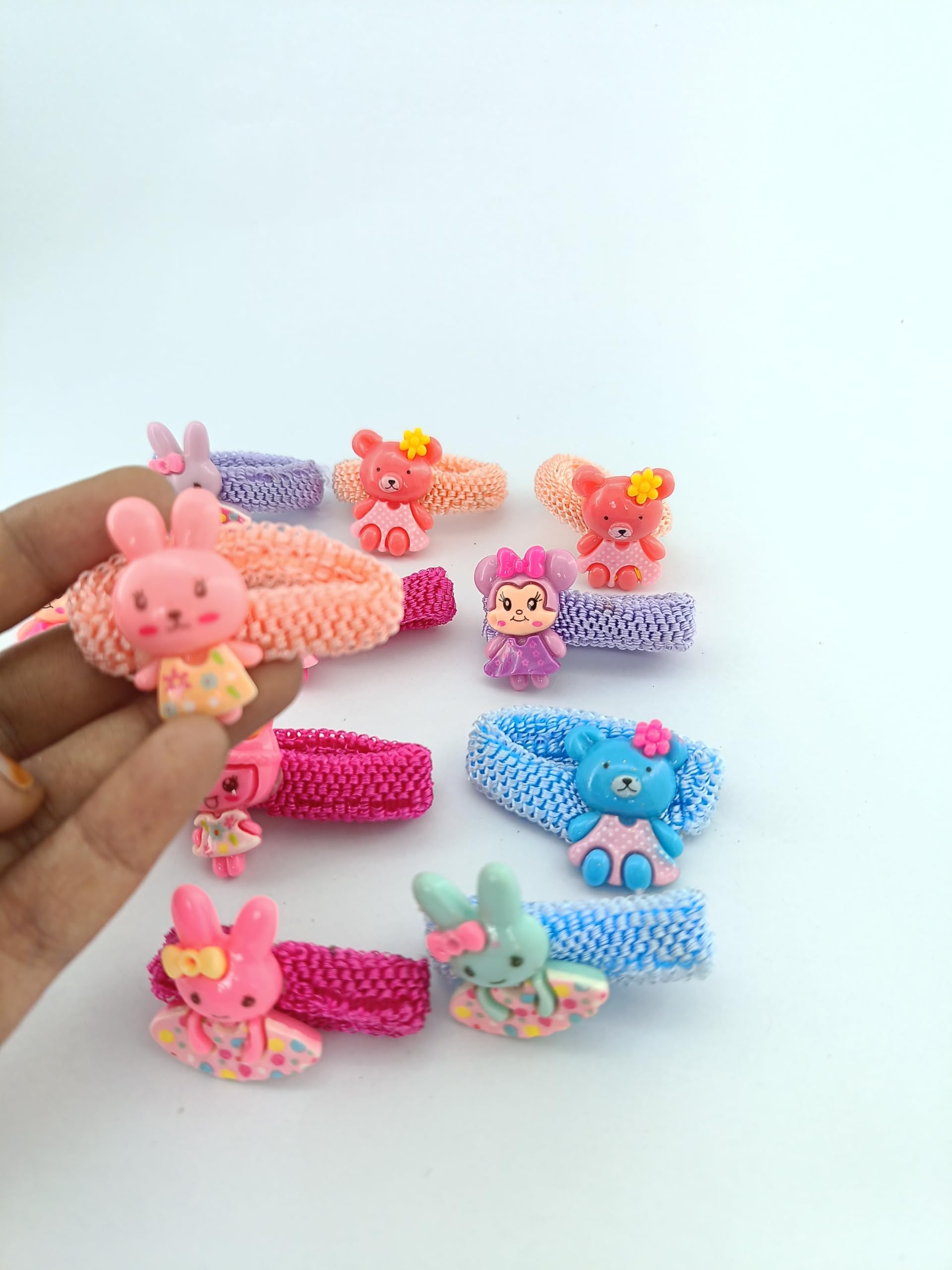 advancedestore Hair Bands with Cartoon Characters Stickers Fancy Design Elastic Rubber Bands for Kids, Baby Girls and Toddlers (Pack of 12) - Multicolor (B0CQ86P1W1) Amazon Price History, Amazon Price Tracker