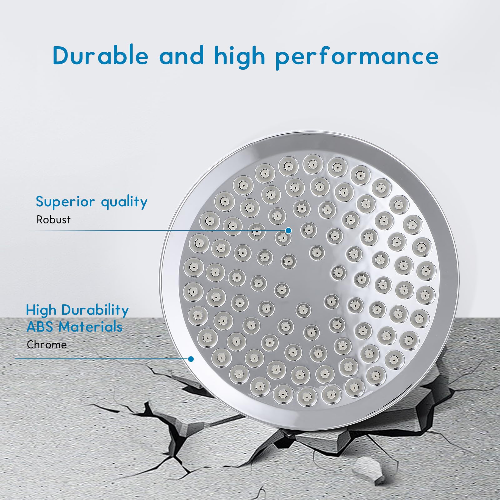 Filtro de Ducha Antical Cabezal Ajustable y Sistema de Filtración Múltiple, Purificador de Agua para Ducha Rociador de Alta Presión y Recambio Compatible