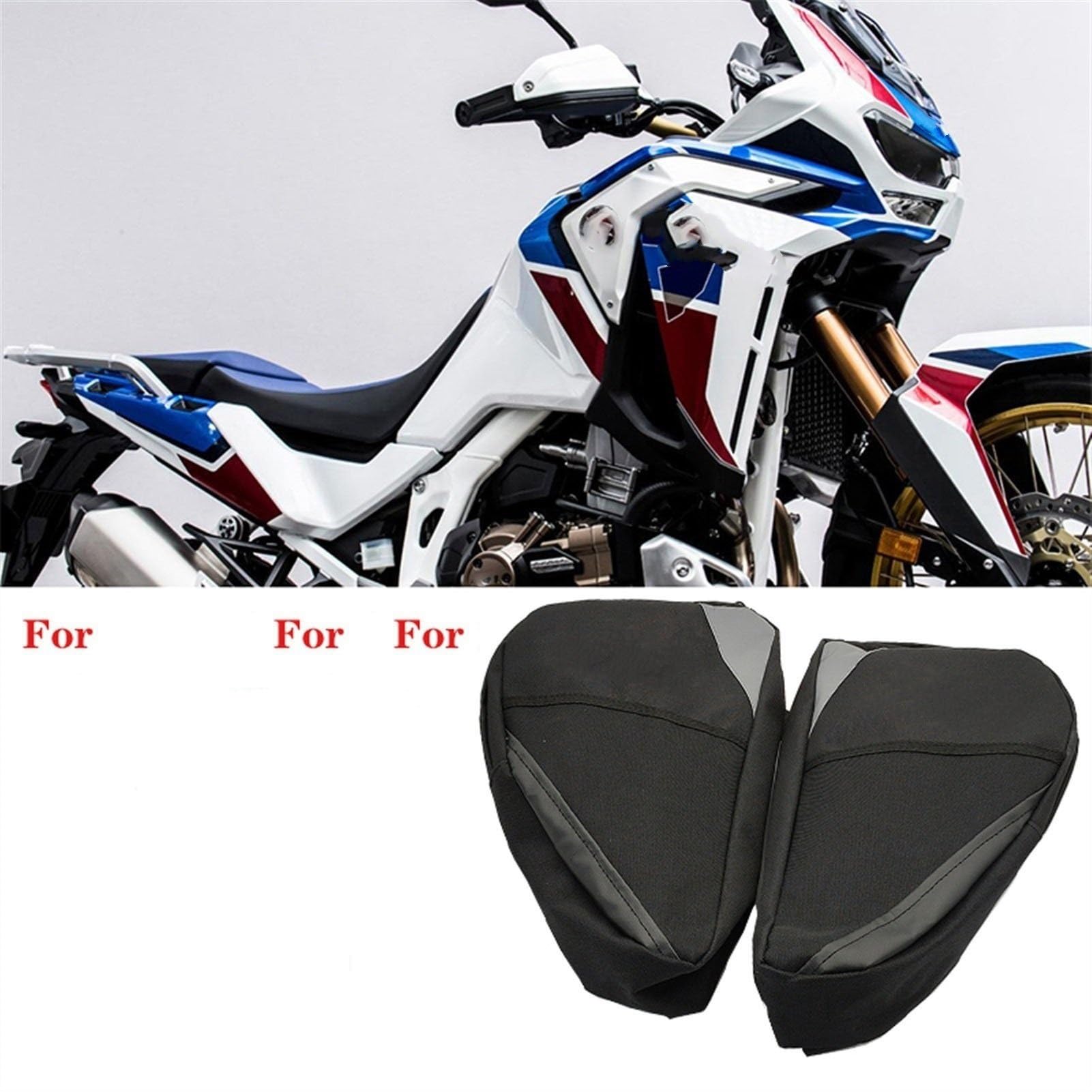 2 PCS Strumento di Riparazione del Motociclo Borsa di Posizionamento Pacchetto Telaio Cassetta degli Attrezzi per H&Onda CRF1000L Africa Twin 2015-2017 CRF 1000 L CRF1000l Accessori