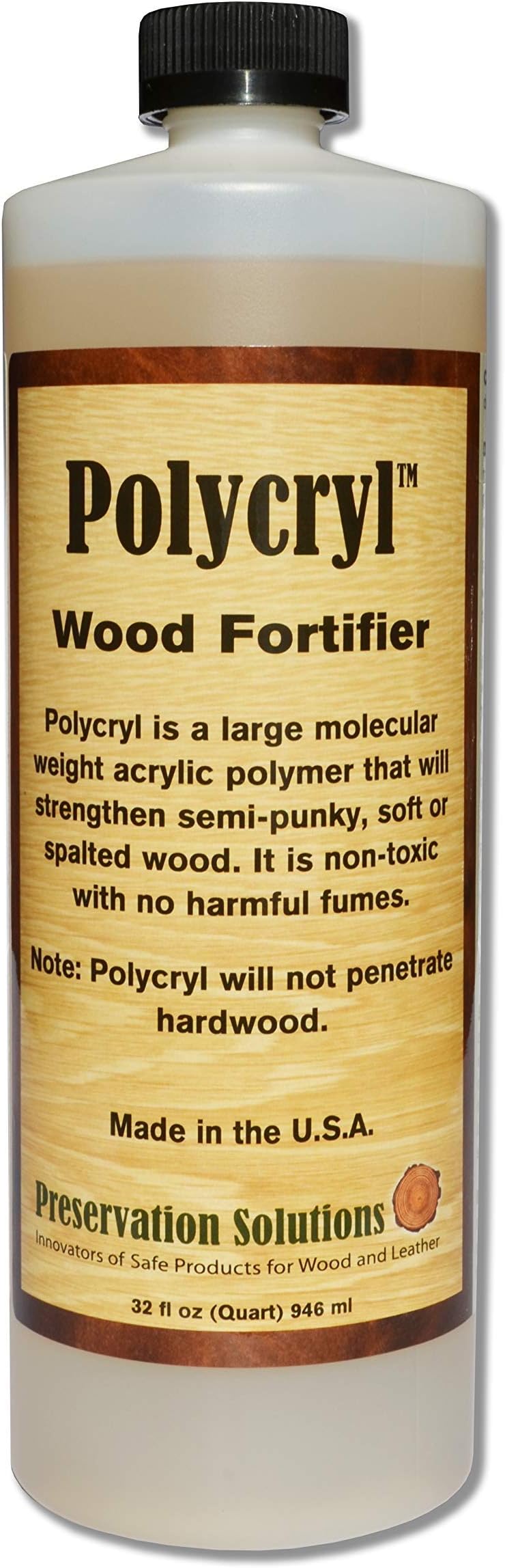 Preservation Solutions Polycryl Wood Stabilizer (32 Ounces)