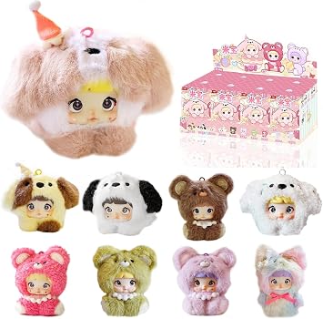 Blind Box Baby Series - 3 Expressions Adorable Mystery Toys for Collectors - 3.74IN Random Surprise Doll with Unique Designs, 8PCS No Repeat Doll