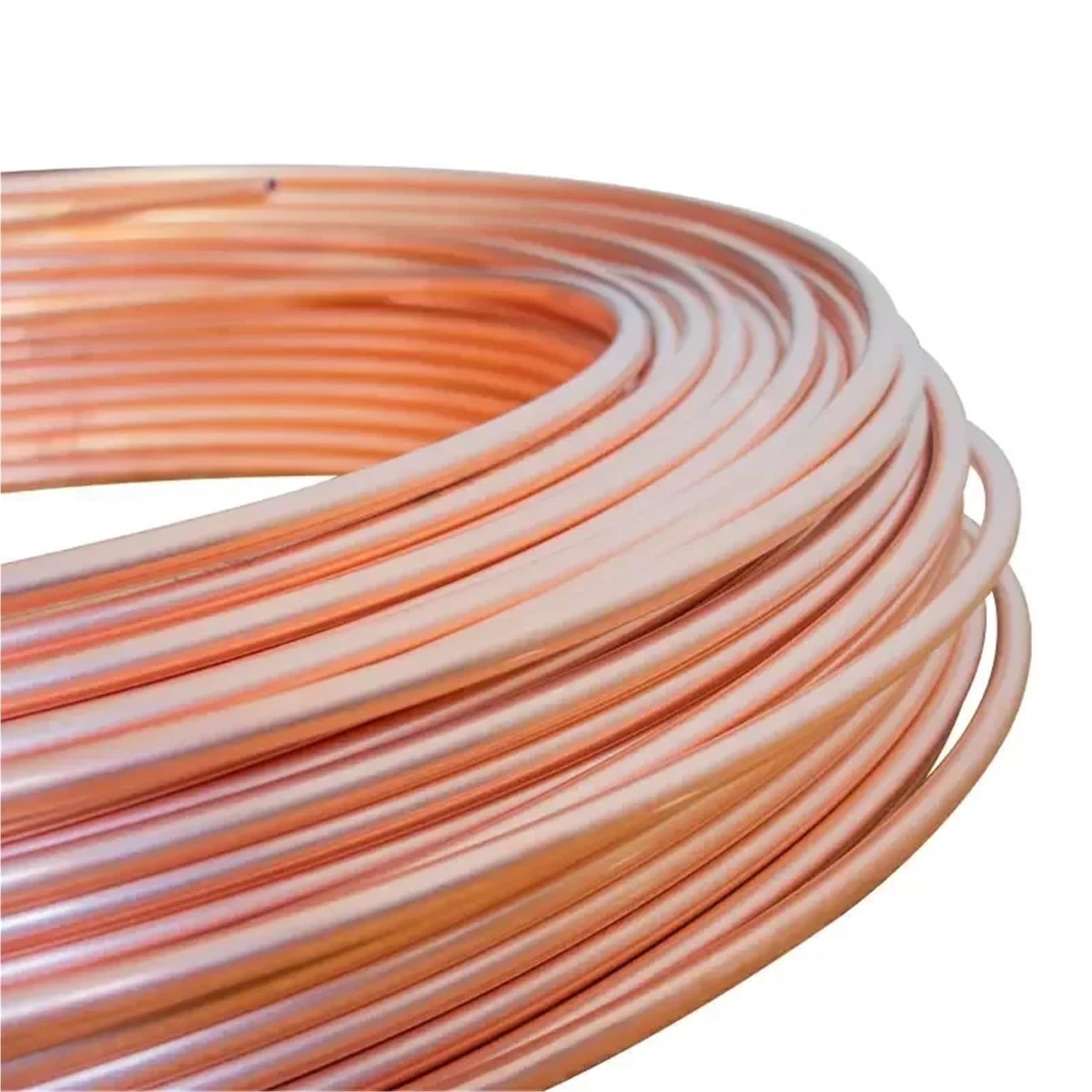 Tubi di rame rosso T2 for refrigerazione e condizionamento, diametro esterno 2/3/4/6/8/10/12/14/16/19/22 mm(3 Meters,10x1.5mm)
