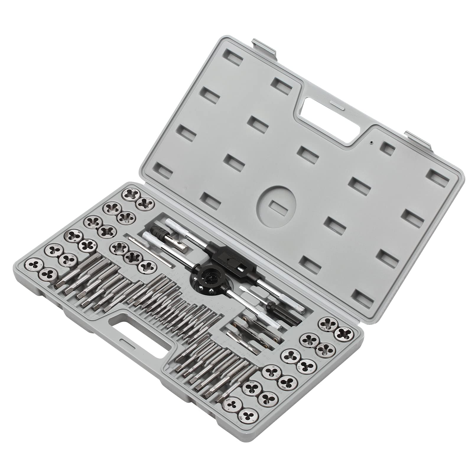 Buy Qingyuan 60pcs Tap & Die Set SAE and Metric Sizes Screw Taps