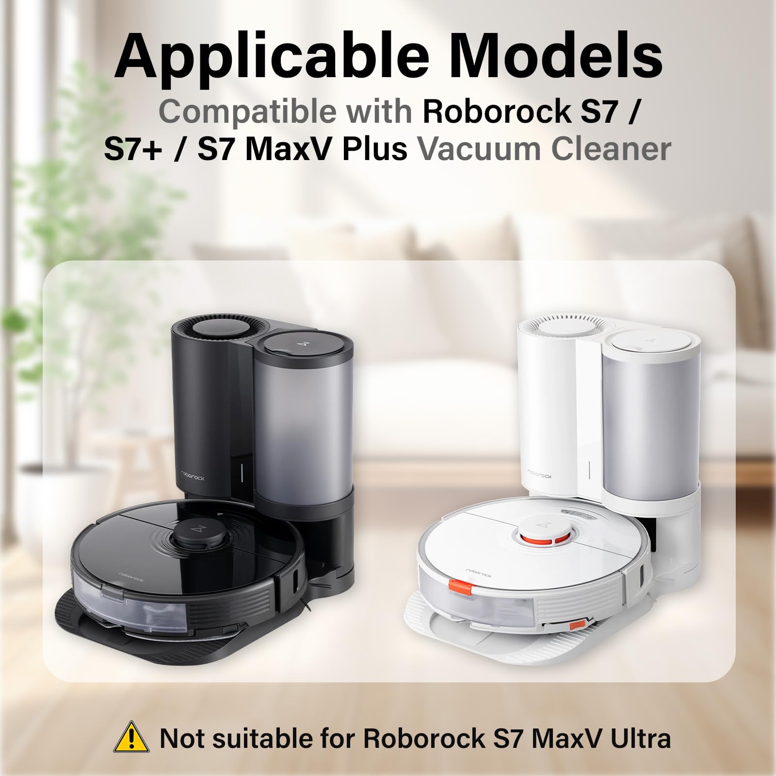 Amazon.co.jp: Roborock S7/S7+/S7 MaxV Plus掃除機自動空ドック用