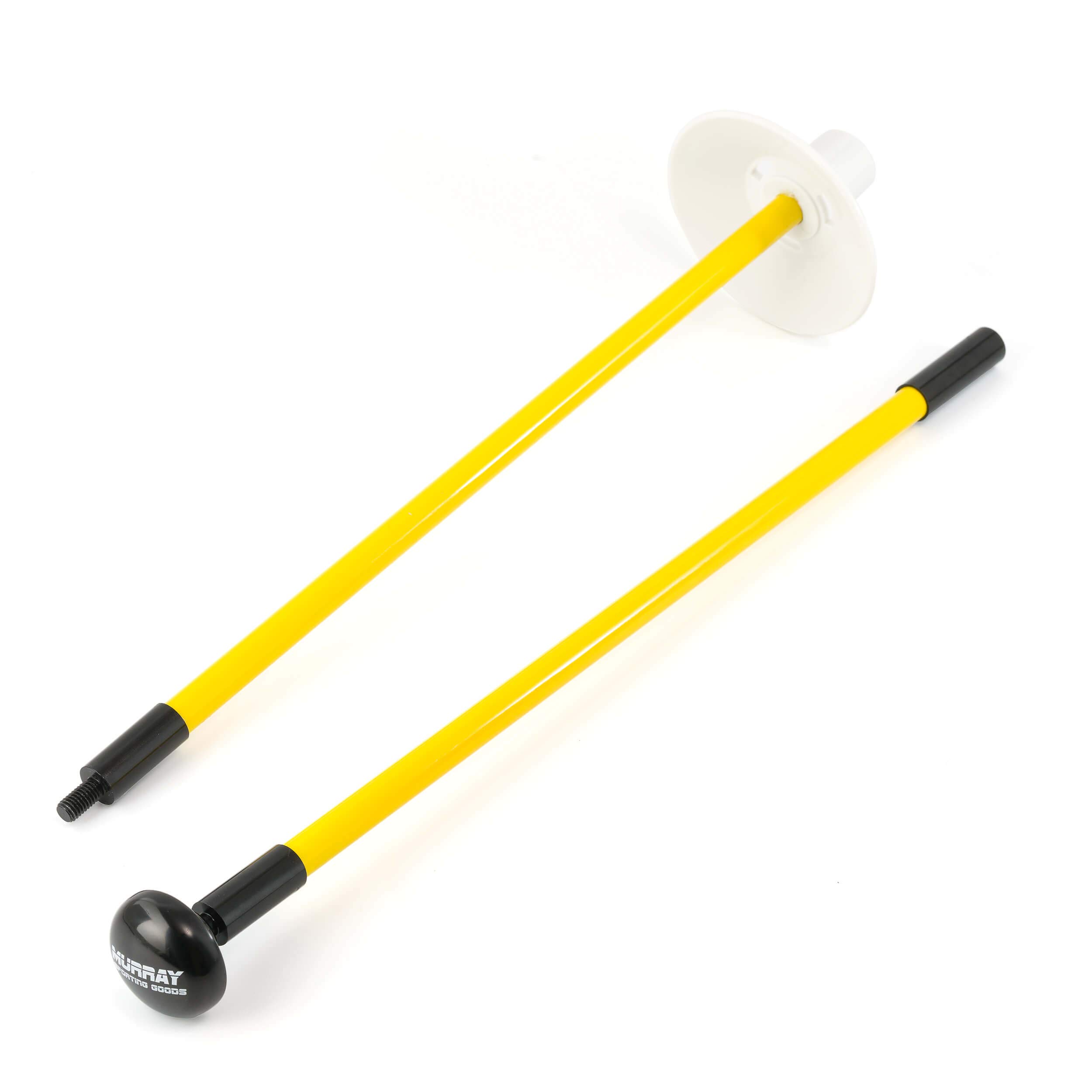 Murray Sporting Goods Golf Loch Cup Flaggen-Set von 3 – Mini-Golfflaggensticks mit Flagge und Cup zum Putting Greens oder Übung Löcher (weiß)