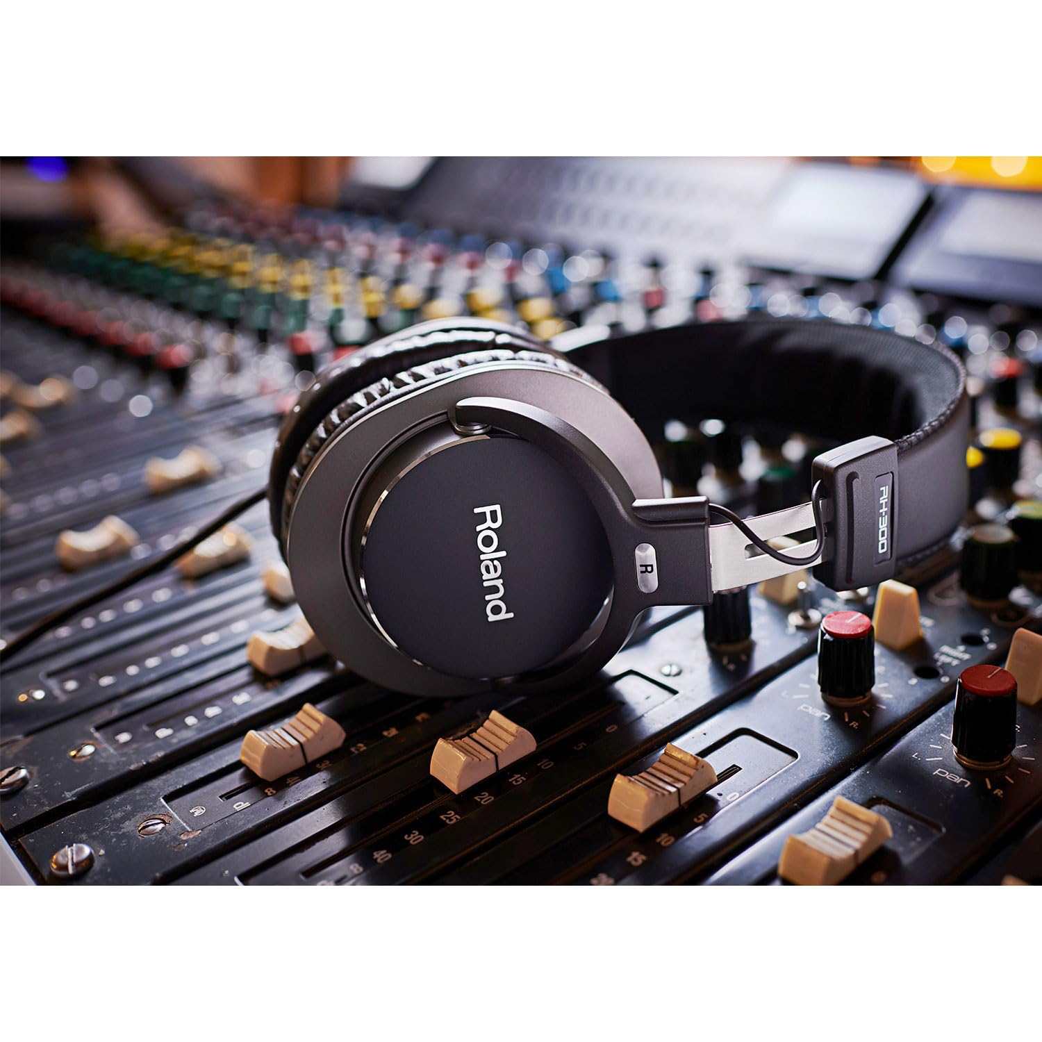 Roland RH-300 zamknięte słuchawki studyjne + keepdrum przedłużacz 3 m