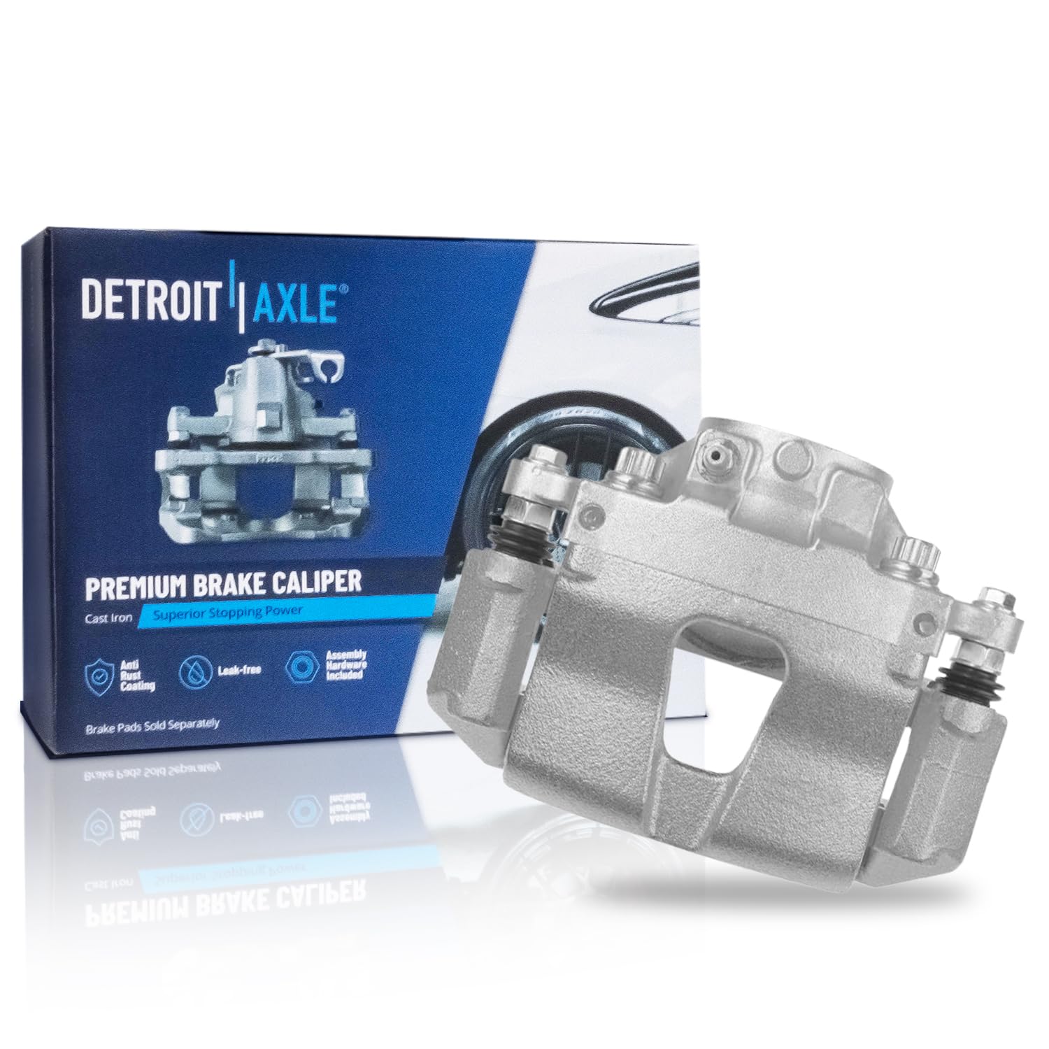 Detroit Axle - Front Right Brake Caliper for Hyundai Kona Sonata Kia Optima