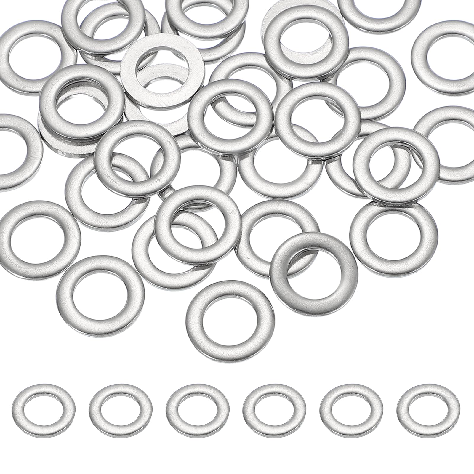 PATIKIL M10 x 18mm Metal Screw Washers Set, 36Pcs 304 Stainless Steel Flat Washers for Screws Bolts Factories Home Outdoor Projects