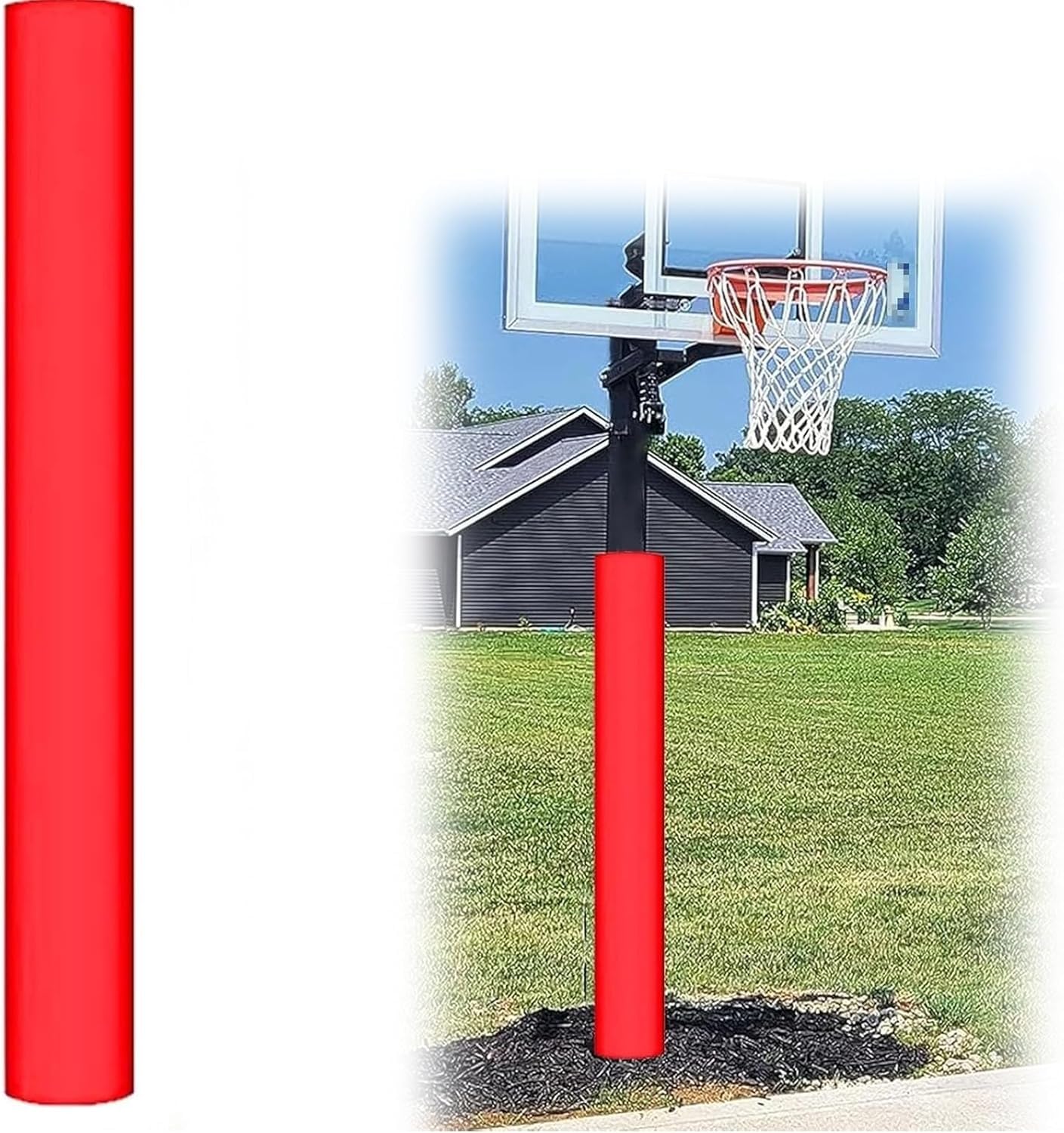 VUIKLCty Basketball Pole Padding Wrap For Playground Gym And Hoop Protection(Dia 114mm)