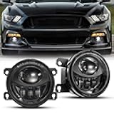 LED Fog Light Compatible with Honda Civic Sedan 2013-2021 Civic, 2013-2015 Accord, 2015-2020 Fit, 2019-2020 HR-V, Ford 13-16 Fusion/ 11-15 Explorer/ 08-14 Focus/ 15-17 Mustang, Passing Lamps