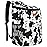 Camping Cooler Backpack 45 Cans, Soft Backpack Coolers Insulated Leak Proof Travel Cooler Bag Waterproof Lunch Picnic Beach Work Trip Thermal Bag Drink Beverage Beer Cooler Black White Spots