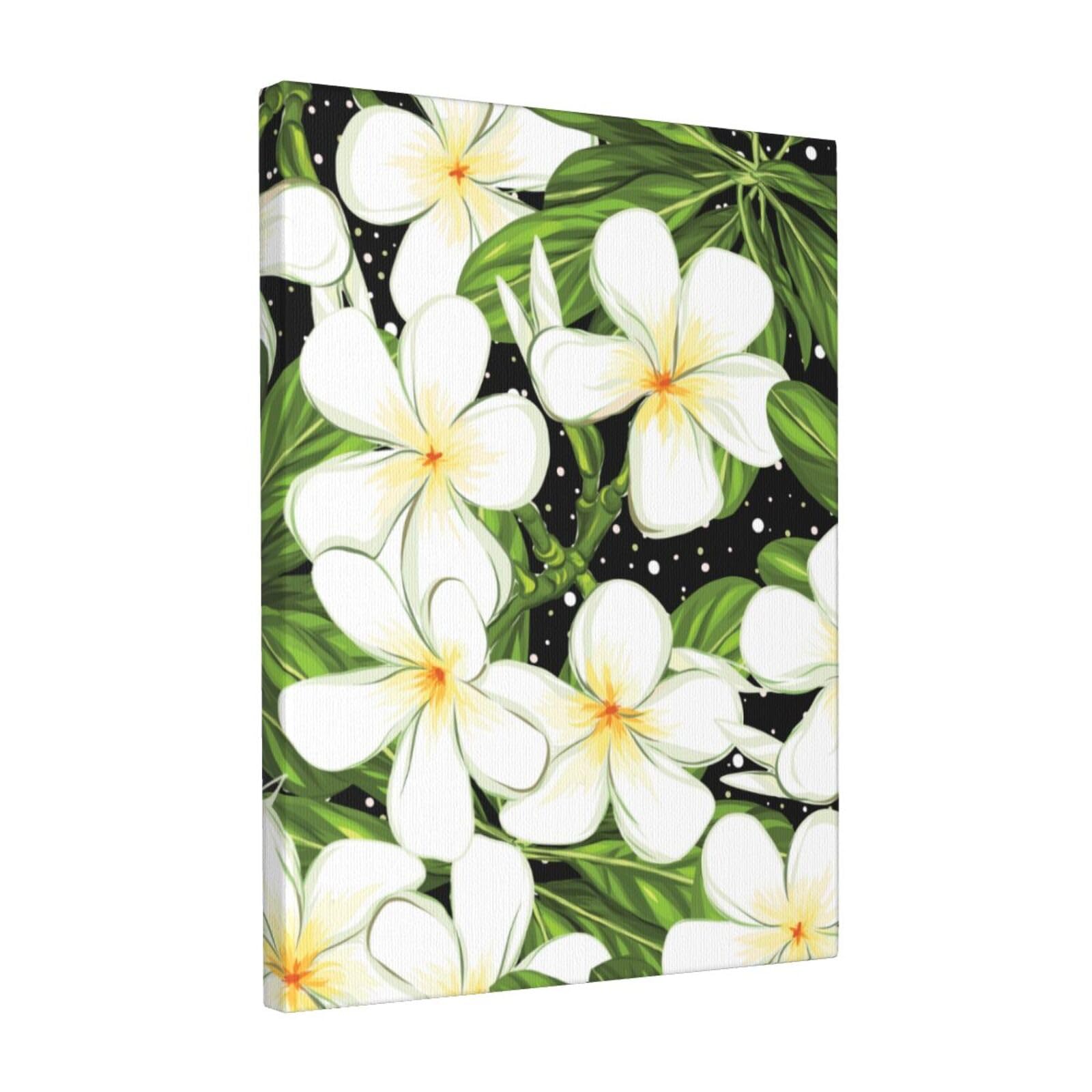 Amazon.co.jp: アートパネル おしゃれ プルメリア 花 花柄 アート