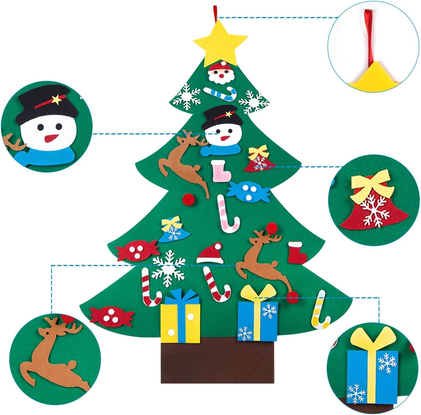 HBlife Felt Christmas Tree (B)