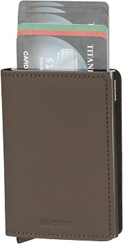 Secrid Wallet Slim Wallet Matte, Truffle, 10,2 x 6,8 x 1,6 cm, Classic