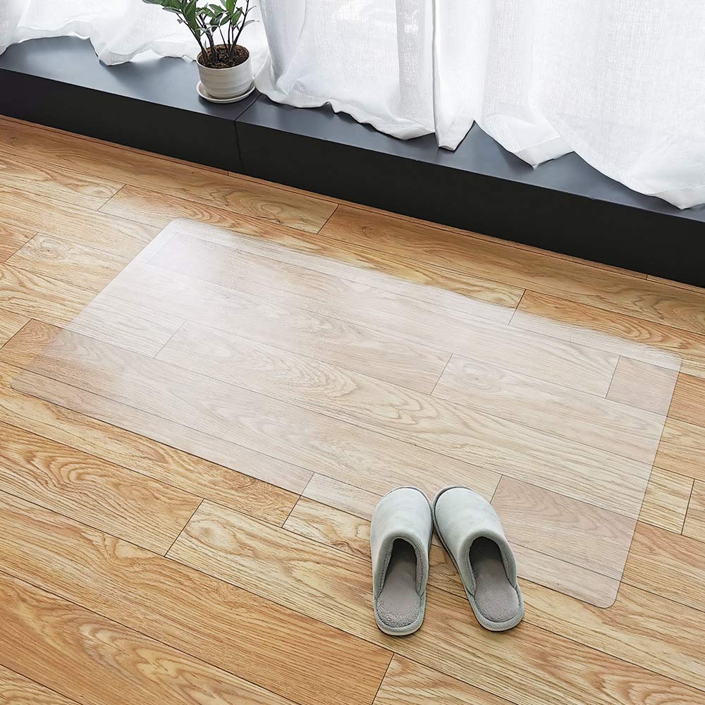 【拭くだけ】クリアマット 透明 80×270cm 1.5mm厚 拭ける PVCマ…