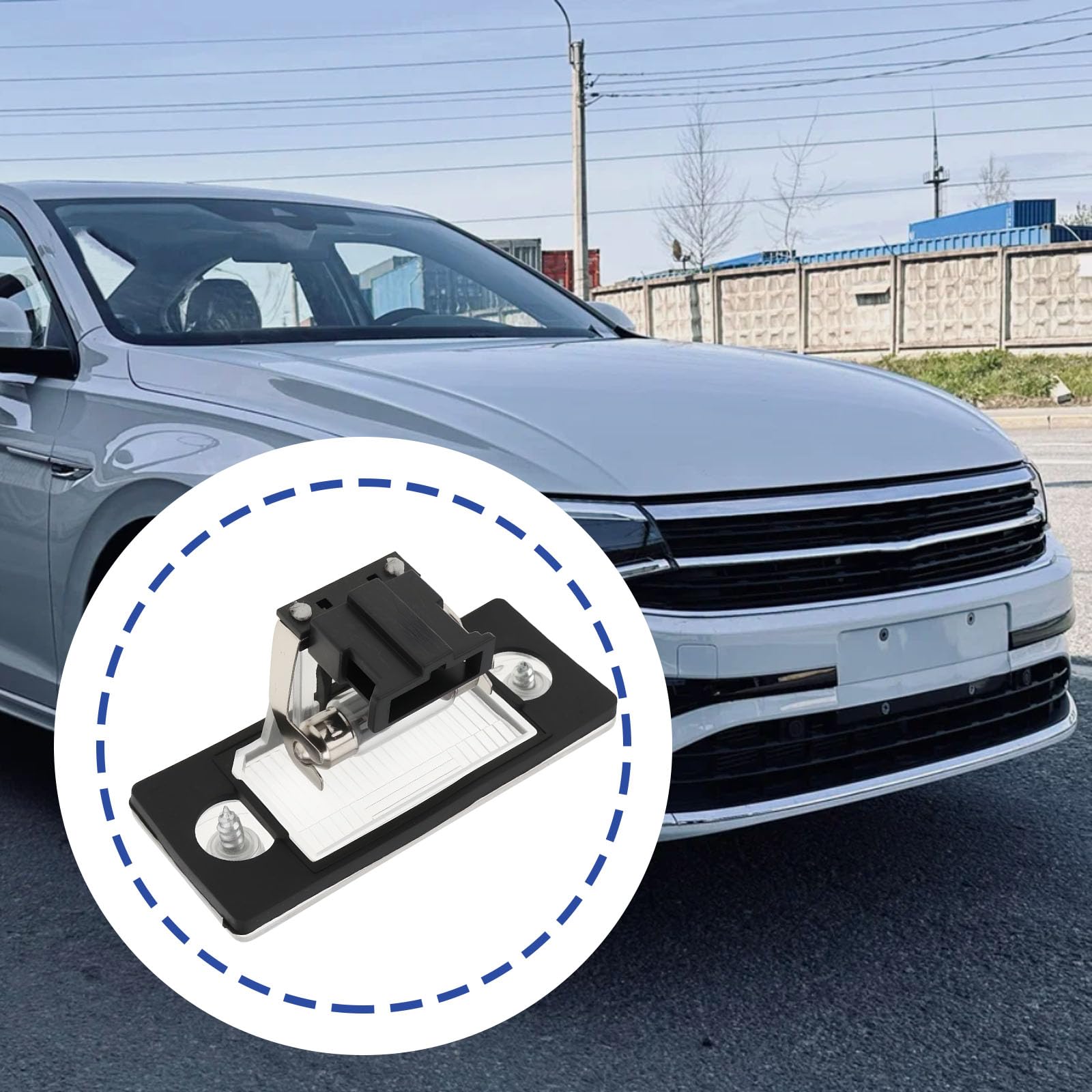 2-pak tylnego oświetlenia tablicy rejestracyjnej zamiennik OEM 1J5943021D 1J5943021 kompatybilny z Volkswagen Bora