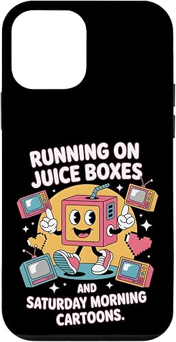 Miniatura 15 de Juice Boxes & Cartoons – Retro Nostalgia for 90s Kids Case for iPhone 15 Pro