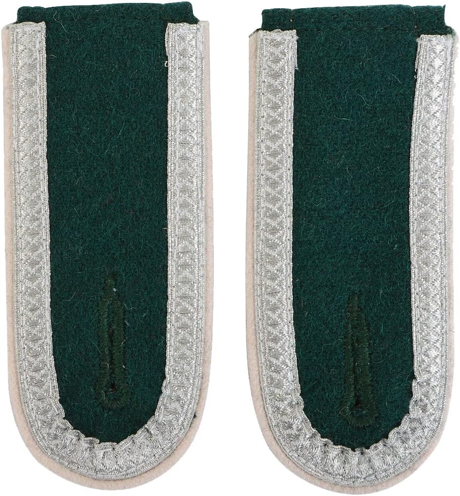 Epic Militaria German Unteroffizier Bottle Green Shoulder Boards - Epaulettes WW2 WWII