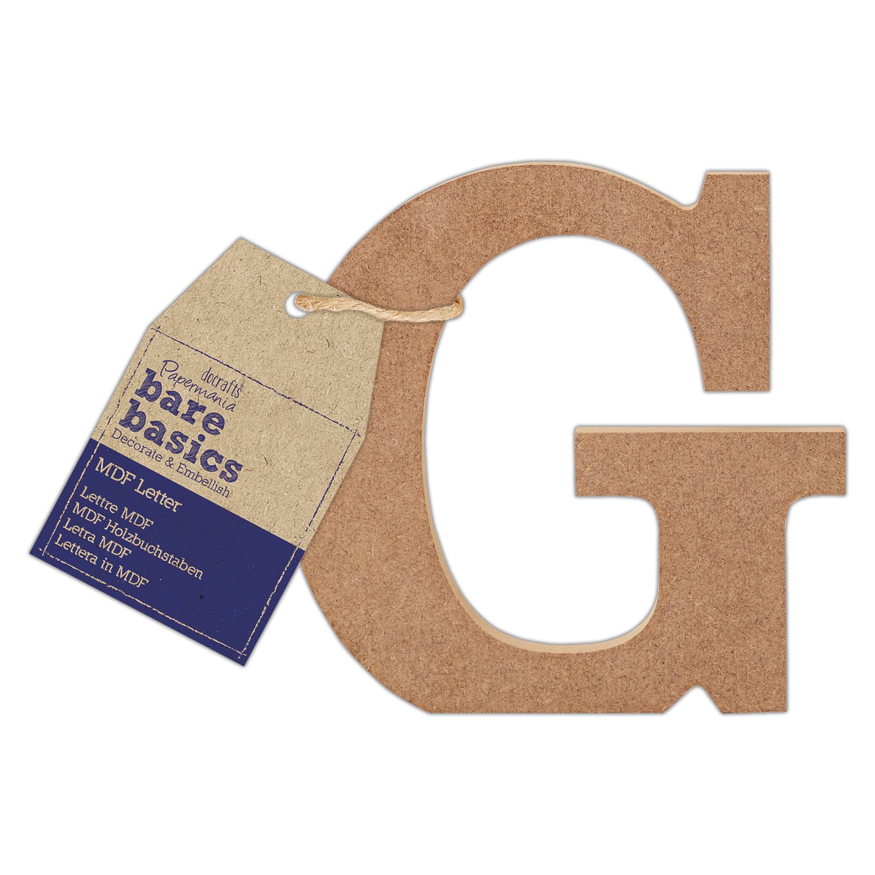 MDF Brief (1 Stück) - Bare Basics - g