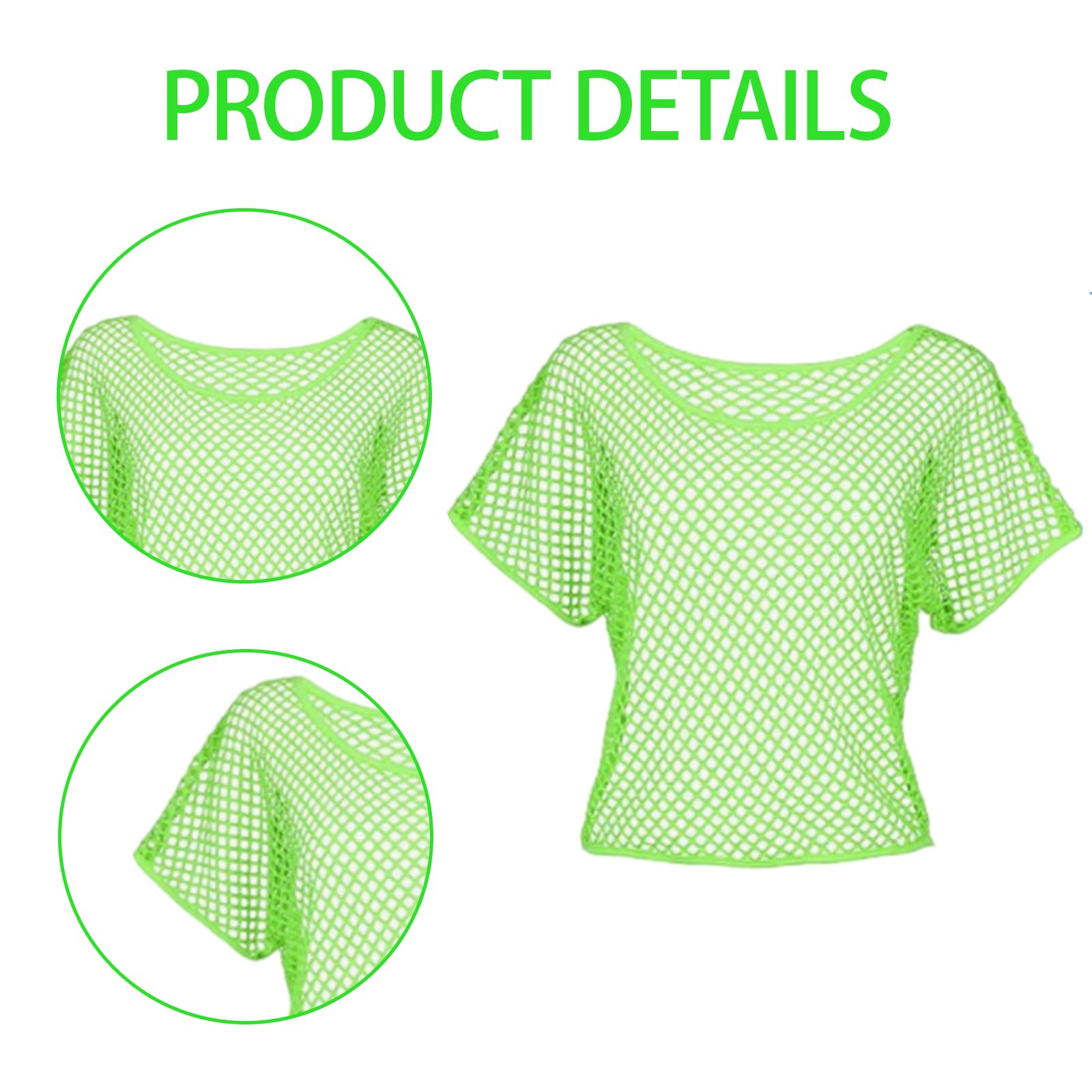 GWAWG Women's 90s Costume, Green - Image 3
