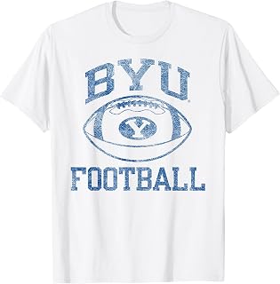 BYU Cougars Football Intensity White Officially Licensed T-Shirt