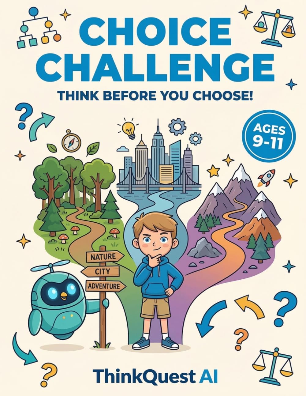 Choice Challenge Workbook: Think Before You Choose!: Decision Making & Ethics Activities for Kids Ages 9-11 — Pro/Con Charts, Matrices & Ethical Dilemmas