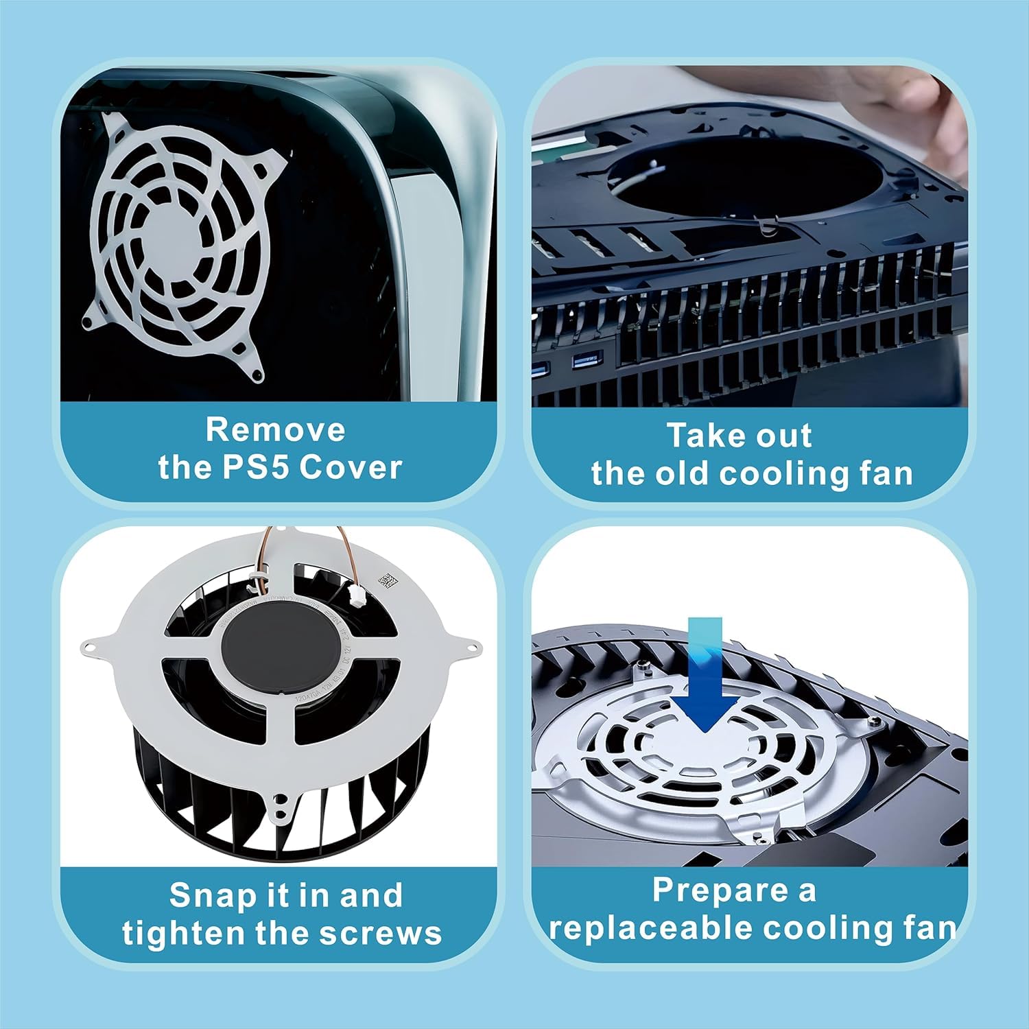 Amazon.com: Replacement Fan Cooling Fan Internal Fan Replacement 