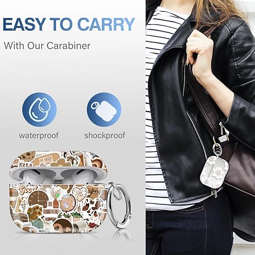 Vista 129 de Maxjoy for AirPods 2nd Generation Case, Unique Design Hard Protective Shockproof Airpods Case Cover with Keychain Compatible with Apple AirPods Sea