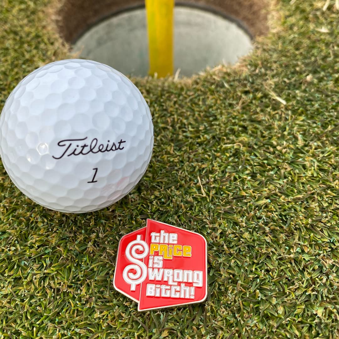 Billy Rough Magnetic Golf Ball Marker The Price is Wrong