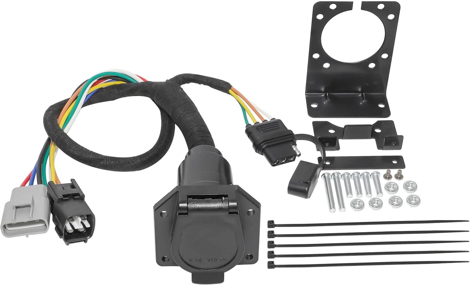 Oyviny Multi-Tow 4 and 7 Way Trailer Wiring Adapter for 2003-2006 Toyota Tundra, Replacement for 43385 Tundra Towing Harness, Factory Tow Package Required