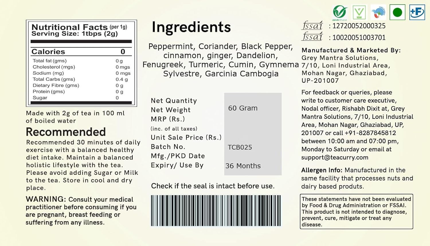 Buy Now Teacurry Belly Tea &Amp; Slimming Tea Combo (1 Month Pack, 60 Te... 8 Buy Now Teacurry Belly Tea &Amp; Slimming Tea Combo (1 Month Pack, 60 Te...